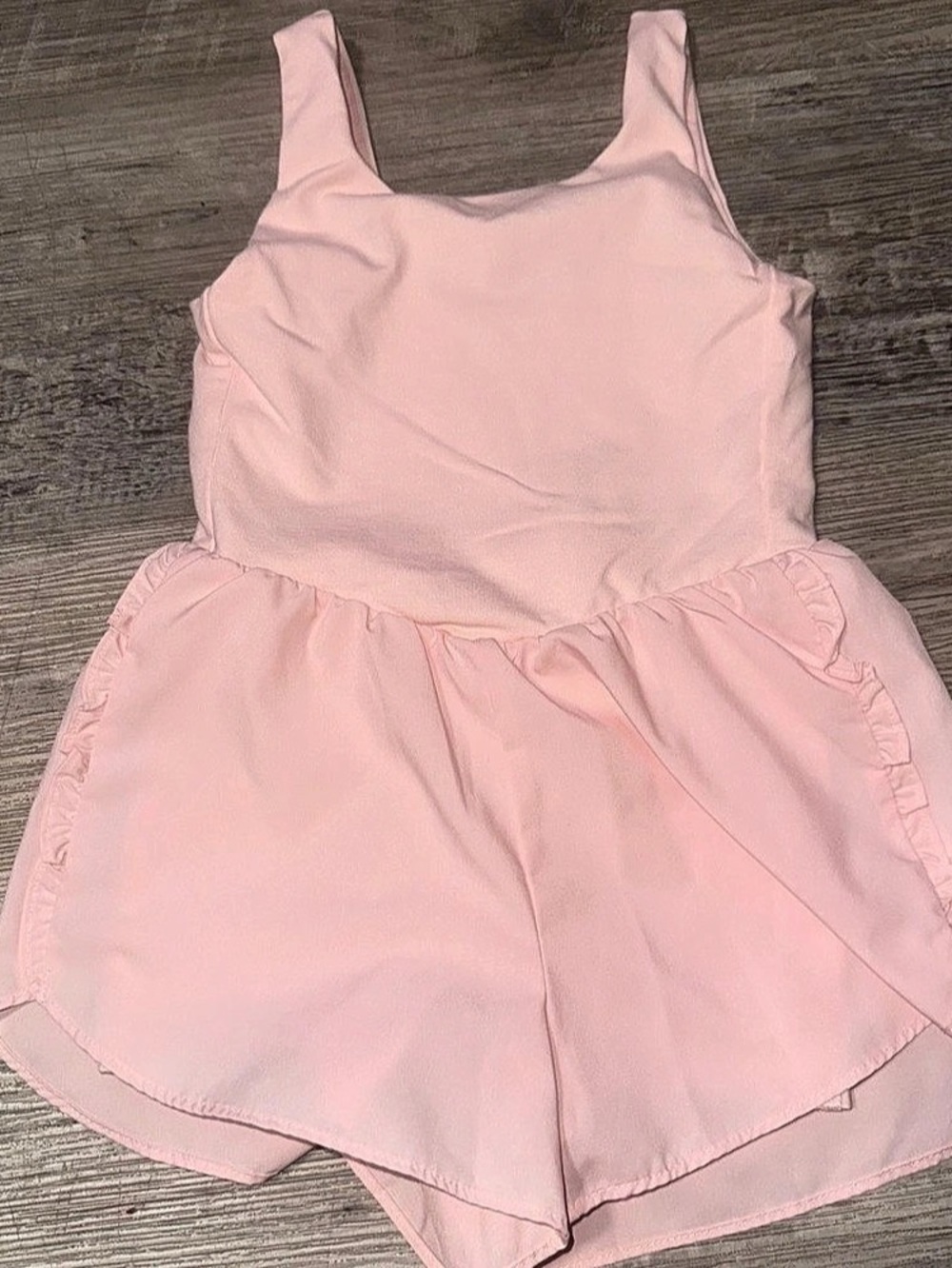 Old Navy Active PowerChill dress Girls Small Pink Ruffle Dress